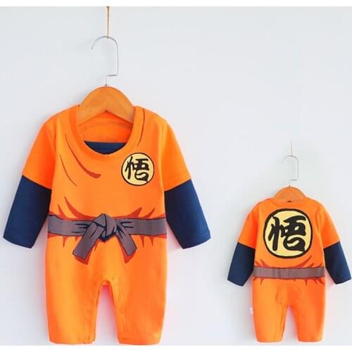 Anime Costume Newborn Baby Boy Romper Babygrow New Born Infant Clothes Toddler Kids Onesie Long Sleeve Cosplay Clothing Thing
