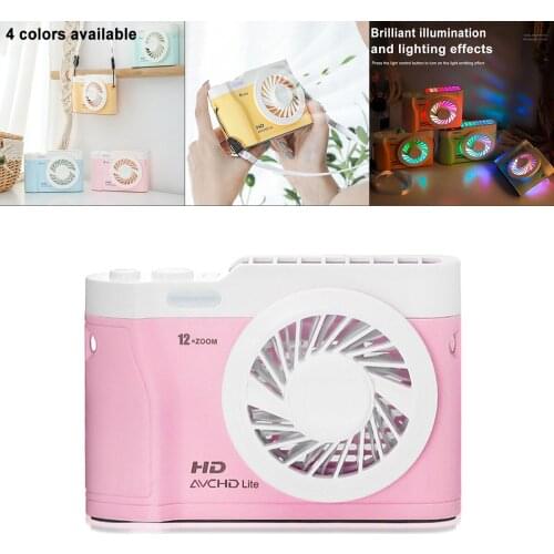 Mini USB Neck Fan Rechargeable Cooler Ventilator Outdoor Travel Handheld Portable Small Electric Fans Summer