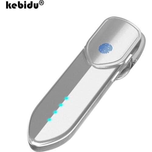 Single Handsfree Wireless Bluetooth Earphones Touch Control Stereo Headset with Microphone Business Headphones For Driving