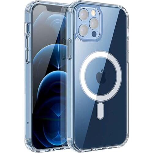 Clear Magnetic Wireless Charging Protective Case Slim Fit for Magsafe Cover Designed for iPhone 12 Mini 11 Pro XS Max X XR Coque