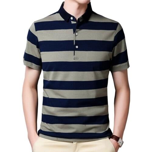 2020 new High quality brand men polo shirt new summer casual striped cotton men solid polo shirt ralp men camisa polo homme