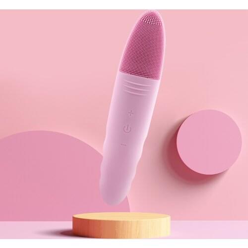 Silicone Electric Face Cleansing Brush Electric Facial Cleanser Sonic Facial Cleansing Brush Skin Massager Skin Care Tools