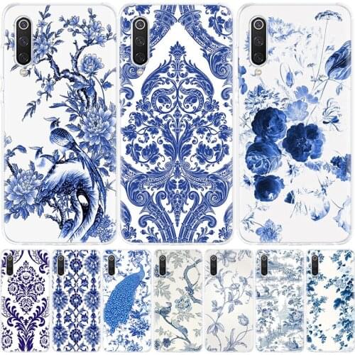Blue And White Porcelain Phone Case for Xiaomi Redmi Note 10 Pro 10S 9S 9 8T 9 9A 9C Casing 8 7 7A 8A 6A 6 5 S2 K20 K30 4X Cover