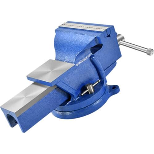 Vise Heavy Duty Rotating Table Vise Industrial Grade Auto Repair Flat-nose Pliers Small Household High Hardness 28KG LK