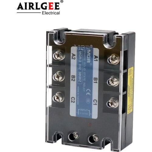 Solid state relay MGR-3 032 38120Z SSR-120DA 120A 380VAC 3~32VDC DC-AC Three phase solid state relay
