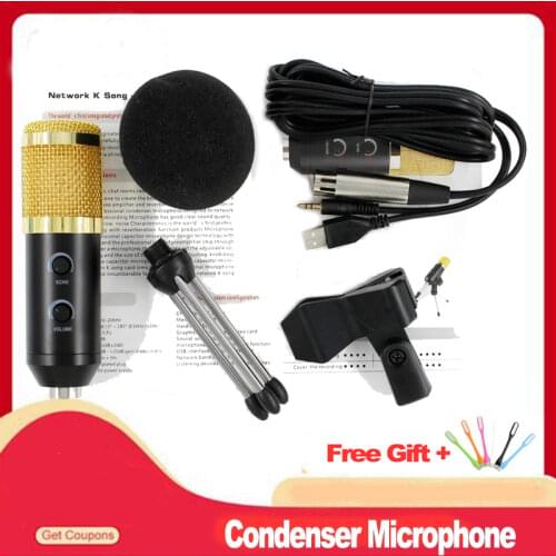BM 900 USB Microphone For Computer Condenser Studio Karaoke Mic For PC free shipping