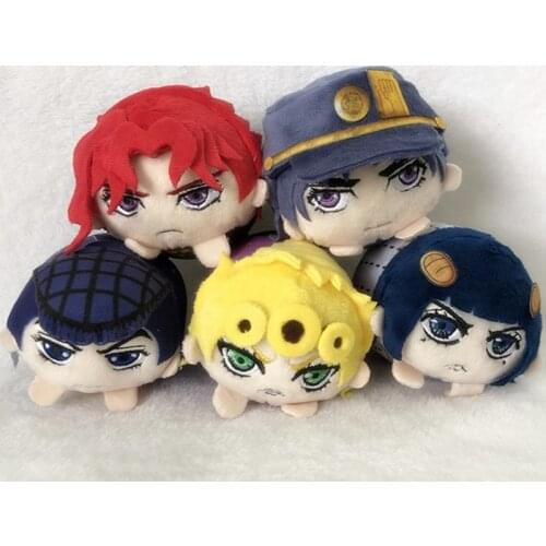 Japan Anime JoJos Bizarre Adventure Plush Toys Giorno Narancia Mista Buccellati Abbacchio Fugo Stuffed Dolls