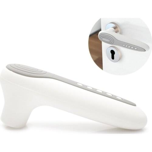 1 Pc Door Handle Glove Cover Door Handle Protector Guarder Crashproof, Food Grade Silicone, Anti-Static, Safety Equipment (Gray)