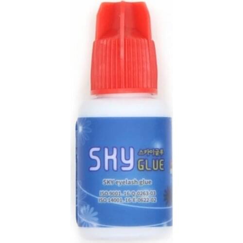 1pc 5g South Korea Sky Glue Black Glue 0.5s Fastest Dry Time Strongest Eyelash Extension Glue For Extended lashes Red Lid