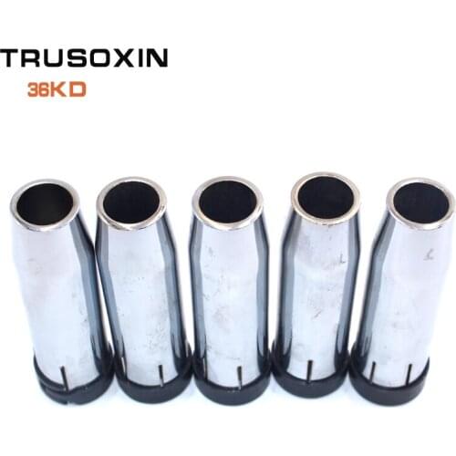 2Pcs MIG MAG torch stainless steel shield cup of Binzel 36KD MIG gun for MIG NBC CO2 shield welding machine/welding equipment