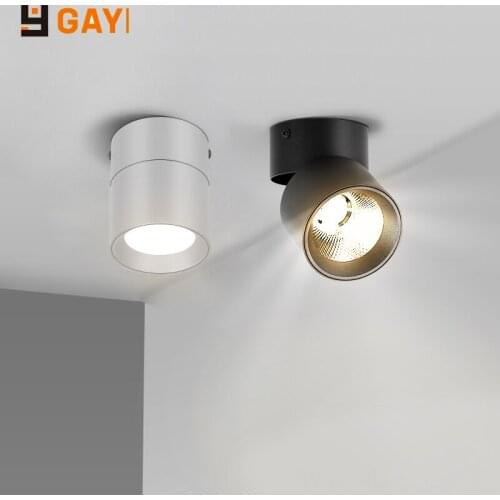 2021 New Desigh 220V Spotlight Lamp COB Ceiling Spots Focus Led Downlights Foldable Fixture Down Lights Indoor Lighting for Home