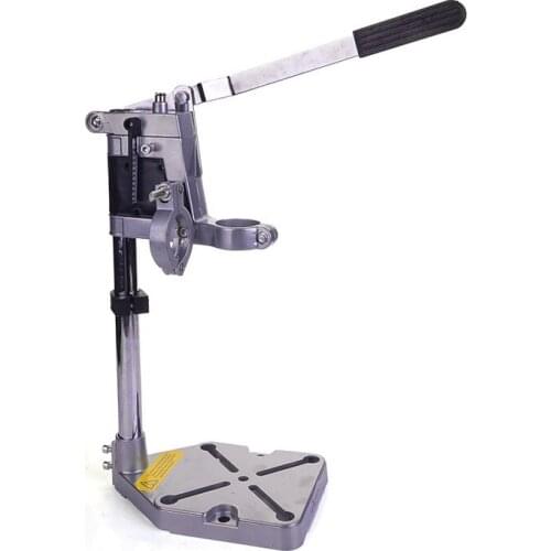 Aluminum Bottom Electric Drill Bracket Double Hole Universal Bracket Drilling Rack Electric Drill Variable Bench Drilling Stand