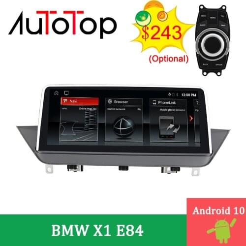 AUTOTOP X1 E84 DVD Car Stereo Audio Player GPS Navigation Multimedia Android 10.0 ForBMW X1 E84 2009~2015 Car PC iDrive 10.25"