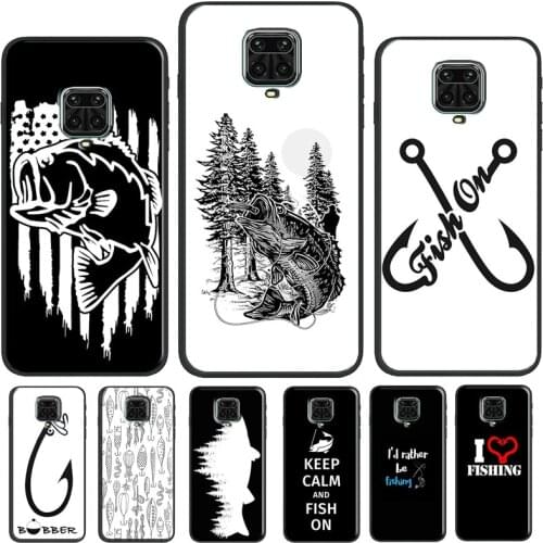 Love Fishing Case For Xiaomi Redmi Note 8 9 Pro Note 9S 8T 9 9C 9A 9T Cover For Redmi Note 10 Pro Shell