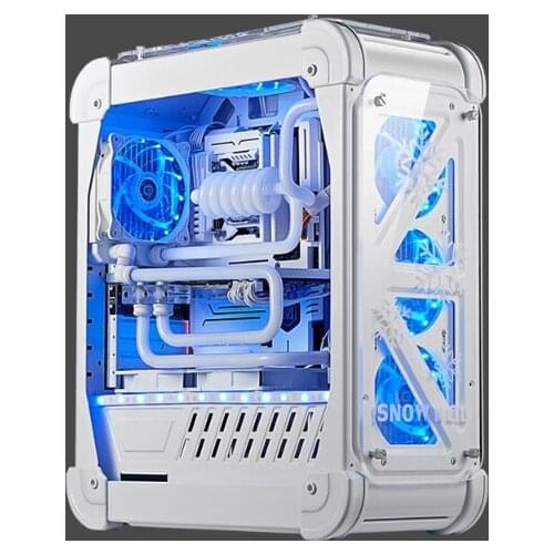 OEM DIY Water cooling case i7 7700k 8/16GB RAM 120GB/1T GX1080 21.5/23.6/27 inch monitor Desktop game computer PC