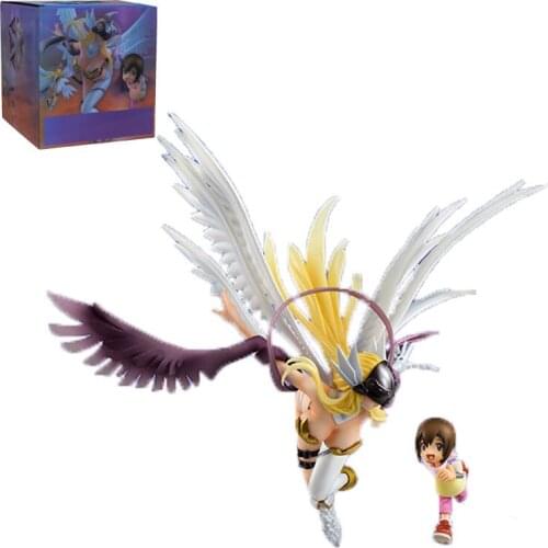 Digimon Adventure Kids Toys Anime Figures Angewomon Yagami Hikari PVC Action Figures Collections Model Dolls Gifts For Girls