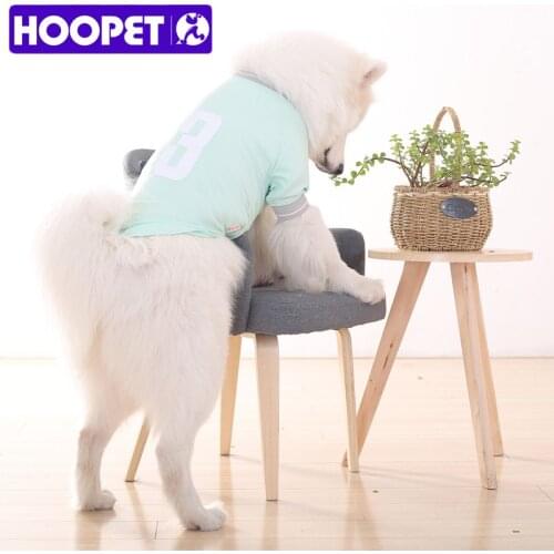 HOOPET Dog Clothes Summer Big dog Vest Large Summer Pet Clothing Casual Orange Sport