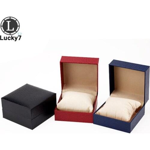 Wholesale lychee paper watch box watch display box jewelry bracelet bracelet display storage watch bracket storage free shipment