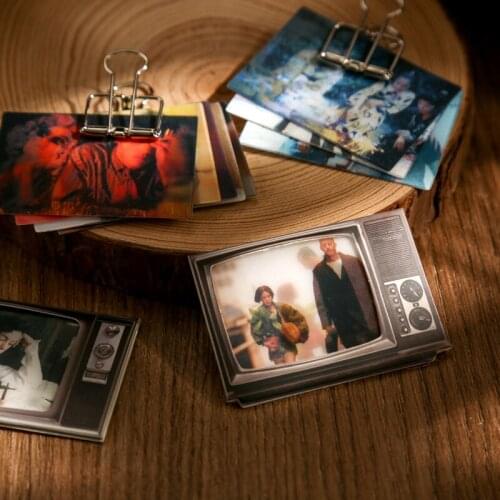 Retro Literary Movie Material Sticker Decorative Stationery Vintage film Stickers Scrapbooking DIY Diary Album Stick Lable