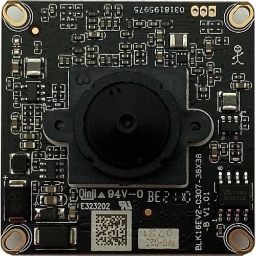 Sony IMX307+HI3516EV200 3MP H.265 IP Camera Module Board 2304*1296 3.7mm Low illumination P2P All Color ONVIF CMS XMEYE