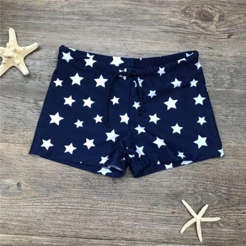 Boys Beach Wear Kids Trunks 2020 Children Swimsuit Boys Swimwear Short Swimming Trunk Star Print Clothes Bathing Suit A349