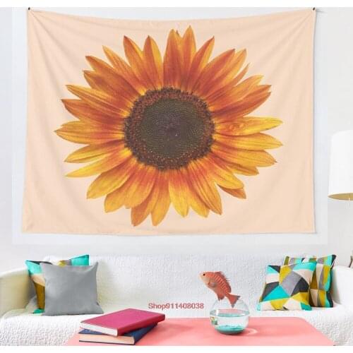 Sunflower tapestry Mandala tapestry Bohemian decoration wall hanging bedroom psychedelic scene starlight art home decoration