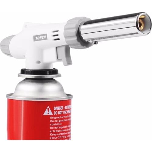 Portable Automatic Ignition Snap-on Butane Metal Field Barbecue Heating Flame Gun Welding Gas Torch