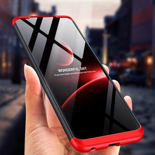 GKK Rugged Matte Phone Case for Vivo Z6 360 Degree Full Protection Hard PC 3 in 1Hybrid Cover for Vivo Z6 Cover
