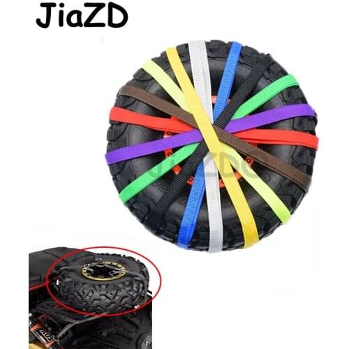 1PC Spare Tire Straps Universal Tire Tie Down Strap Simulation Wheels Fixed Rope for UDR RR10 90050 LOSI Crawler RC Cars Decor