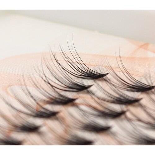 Professional 0.1mm 20D Individual Eyelashes Extension Natural Soft Faux MINK False Eyelash Cluster Eye Lashes Beauty Makeup