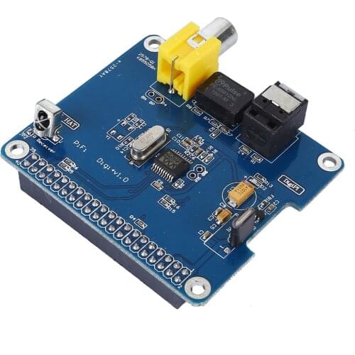 SC07 Raspberry Pi HIFI DiGi+ Digital Sound Card I2S SPDIF Optical Fiber for Raspberry pi 3 2 model B B