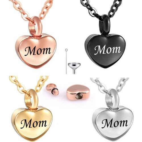 Heart Cremation Ashes Jewelry Infinity Urn Pendants Ashes Holder Memorial Keepsake Urn Necklace Cremation Jewelry for Mom
