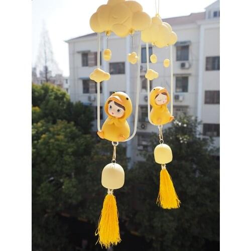 Fresh Wind Chimes Steamed Duck Cured Cute Cartoon Teenage Girl Heart Bedroom Room