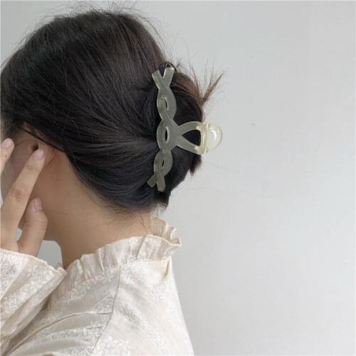 Frosted Color Clip Summer Small Fresh Transparent Candy Color Shark Clip Sweet And High-value Hairpin Female Hair Accessories