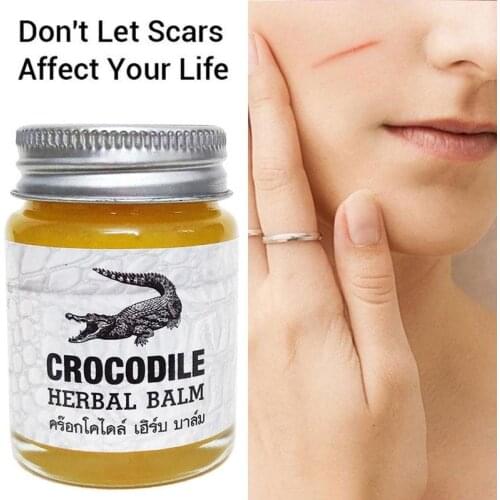 1 Bottle Thai Crocodile Cream Thailand Herbal Balm Whitening Face Cream Stretch Marks Acne Scar Remover Pigmentation Corrector