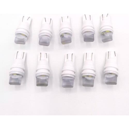 10PCS T10 W5W New High Quality Led License Plate Lights Car Turn Side Light Marker Lamp WY5W 501 168 192 Auto Wedge Parking Bulb