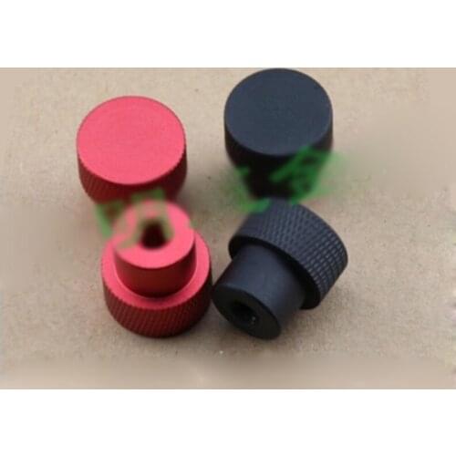 2PCS Multicolor Knurled Thumb Nut Hand Thread Nuts Aluminum alloy 1/4 3/8
