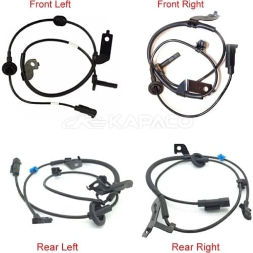 4 pcs F/R Left /Right ABS Wheel Speed Sensor 4670A581 4670A582 4670A575 4670A576 For Mitsubishi Lancer ASX Outlander