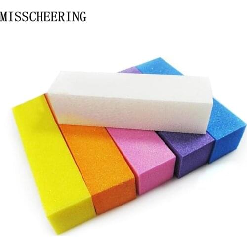 4pcs/set Nail Art Buffer Sanding Blocks DIY Nail File Buffering Tools Polishing Manicure Accessory Tools