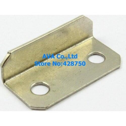 40 Pieces Galvanized Right Angle Corner Brace Corner Bracket 13x27mm