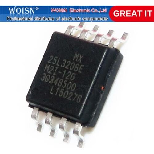 5pcs/lot MX25L3206EM2I-12G MX25L3206EM2I KH25L3206EM2I-12G KH25L3206EM2I MX25L3206E MX25L3206 25L3206E 25L3206 SOP-8 In Stock