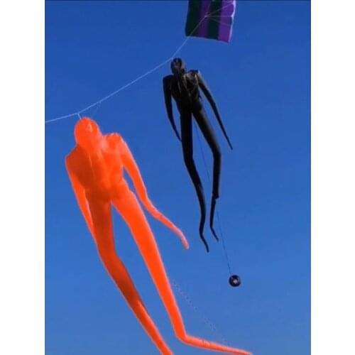 Children games new soft kite Ghost professional kite outdoor toys air leaflets with accessories inflatable show kite wind sock