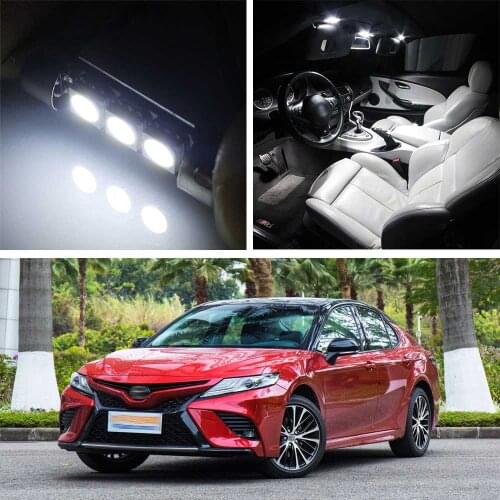 Canbus LED Lamp Interior Map Dome Trunk Plate Light Bulbs For Toyota Camry 7th
