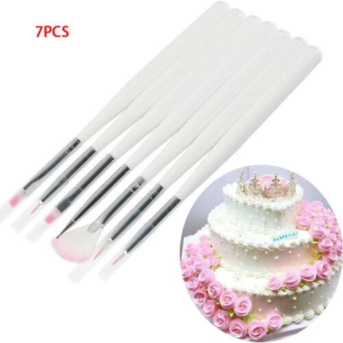 Fondant Cake Painting Brush Edible Glitter Cake Decoration Powder Baking Color Dust Icing Pastry Pen Brush DIY Sugar craft Tool