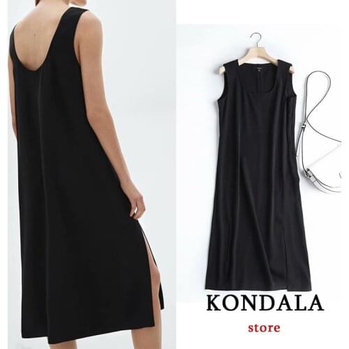 Летние платья с разрезом KONDALA China At AliExpress