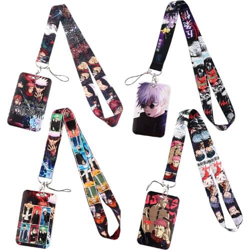1pcs ZF2855 Anime Boy Bank Credit Card Holder Wallet Bus ID Name Work Card Holder For Students Fans Card Cover Business Card