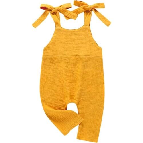 Summer Girl Baby Foreign Style Overalls Ins Overalls Fashion Square Collar Overalls 2021