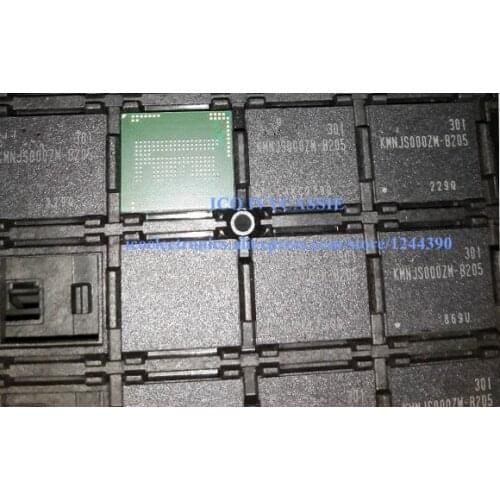 KMNJS000ZM-B205 eMMC 32+4 EMCP NAND flash memory IC chip BGA162 Used 100% Tested Good