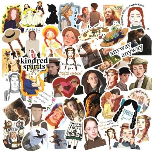 10/30/50pcs/Set Anne with an E Season TV Show Graffiti Stickers For Draw-bar frame Childrens Toys DIY Cars Knapsack Computers