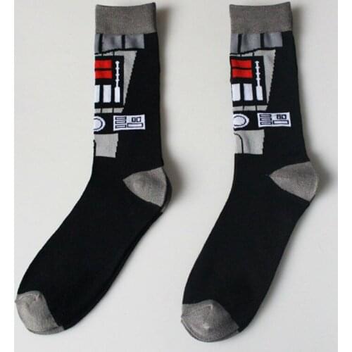 Newest Mens Socks Cartoon Comic Sox Spring Autumn Personality Popular Style Male Tube Socks Cotton